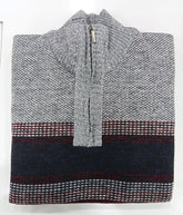 Sugar Branston Quater Zip Fleece Wine