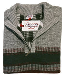 Sugar Branston Qtr Zip Fleece Wine