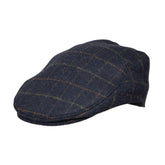Dents Check Tweed Flat Cap