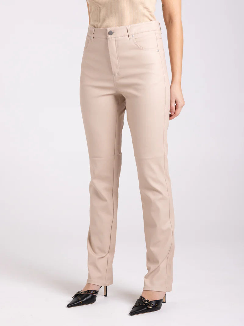 Two-T'S Coated Metallic Stretch Jean