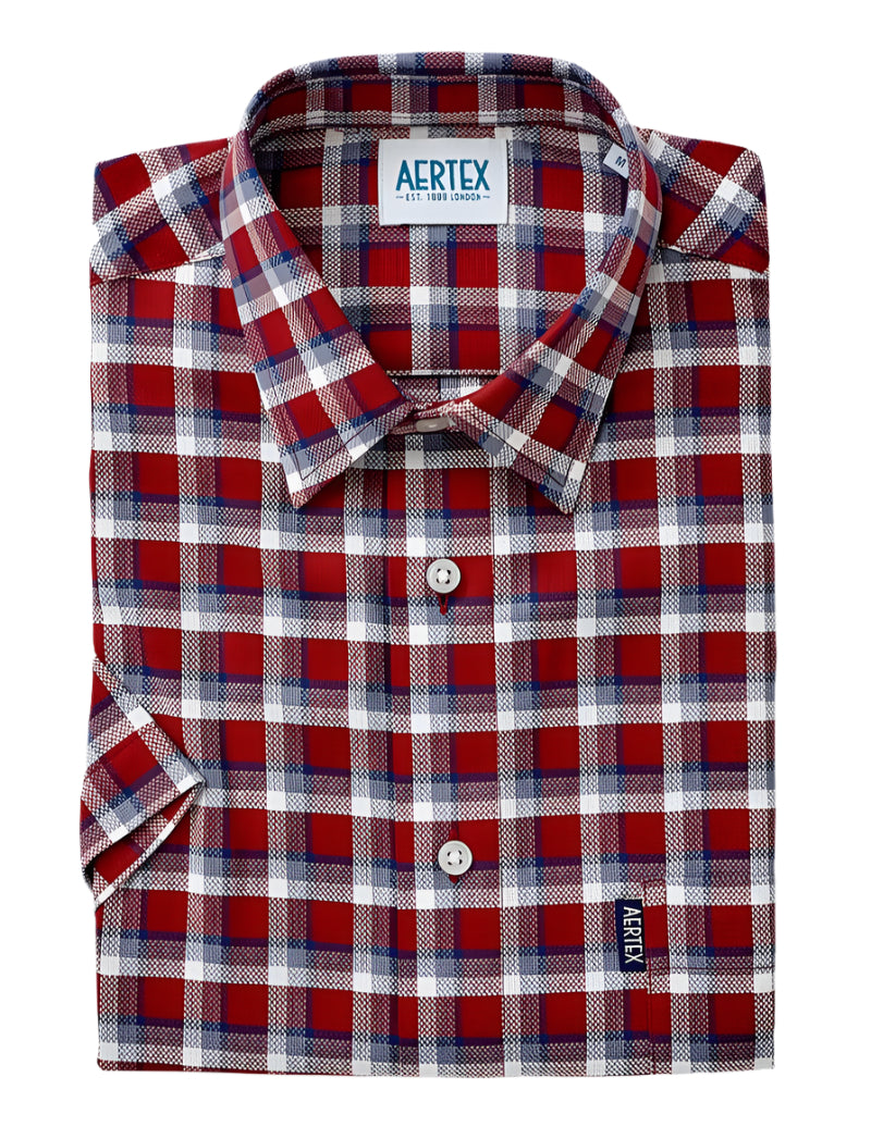 Aertex Somerset S/S Shirt Red