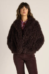 Fate + Becker Wynn Cropped Fur Jacket