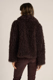 Fate + Becker Wynn Cropped Fur Jacket