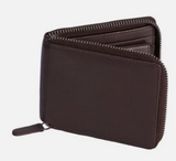 Dents RFID Nappa Zip Round Wallet