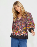 SASS Suki Frill Hem Top