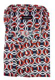 Mechmoto L/S Circle Print Fashion Shirt