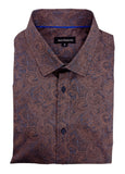 Stretch Paisley Shirt W Back Darts