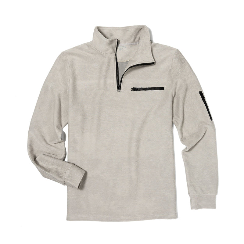 Mechmoto Zip Neck L/S Top With Zip Arm Detail
