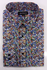 Mechmoto Stretch Mini Print Shirt W Pocket