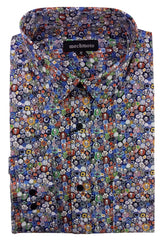 Mechmoto Stretch Mini Print Shirt W Pocket