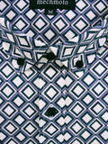 Mechmoto Cotton Stretch Shirt Geo Grey