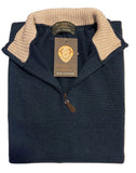 Ansett Wool Cashmere Half Zip Jumper