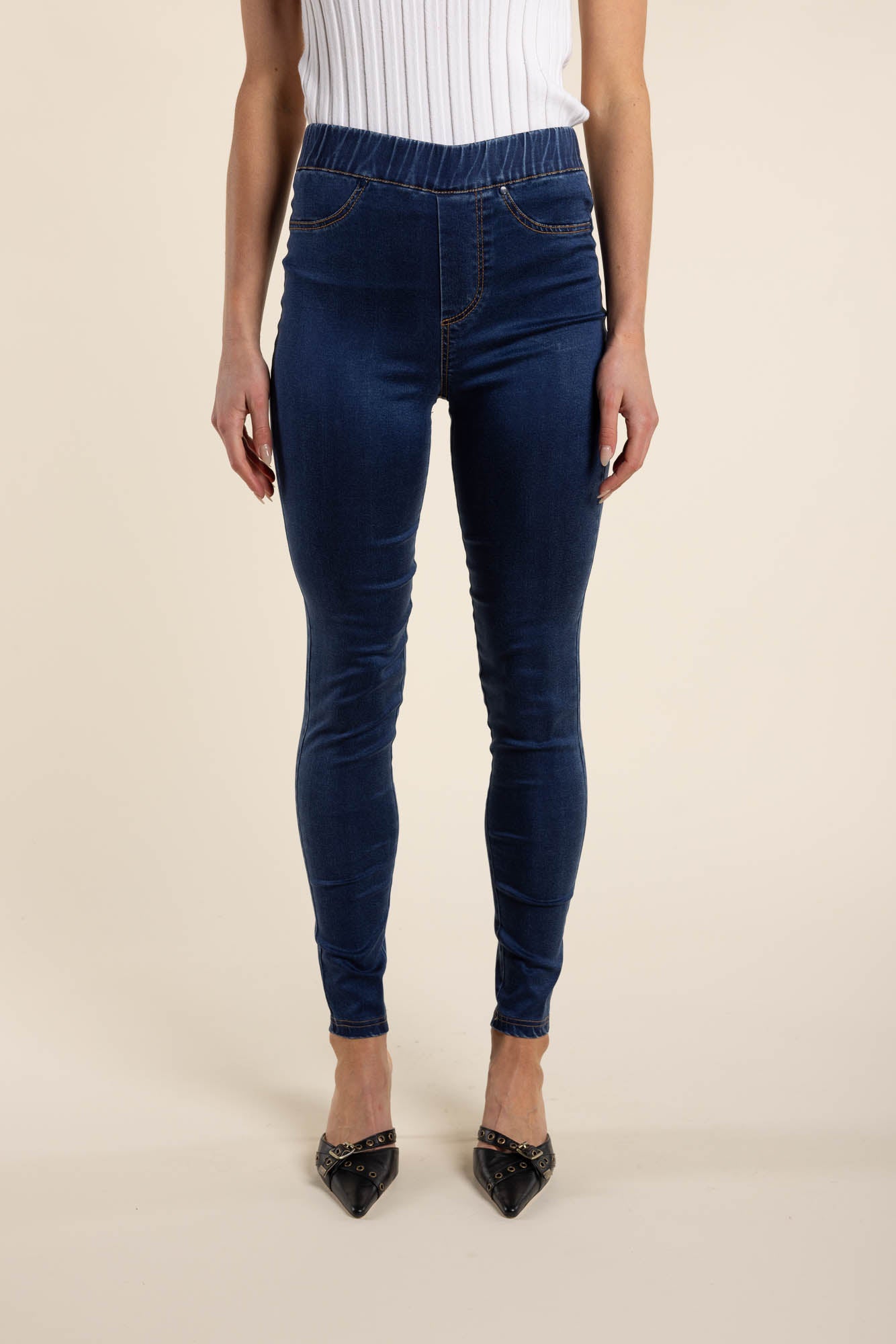 Two-T's Pull-on Denim Pant