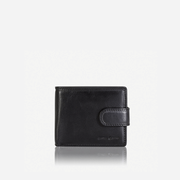 Jekyll & Hide Oxford Men's Billfold Wallet With Coin And ID Window, Black