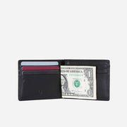 Jekyll & Hide Oxford Men's Leather Money Clip Wallet, Black