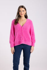 Two-T's Fluffy Cardigan