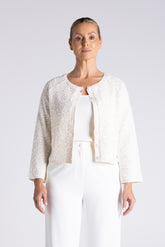 Two-T's Sequin Cardi