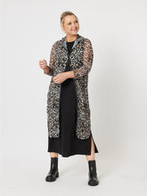 Clarity Riley Print Mesh Cardigan