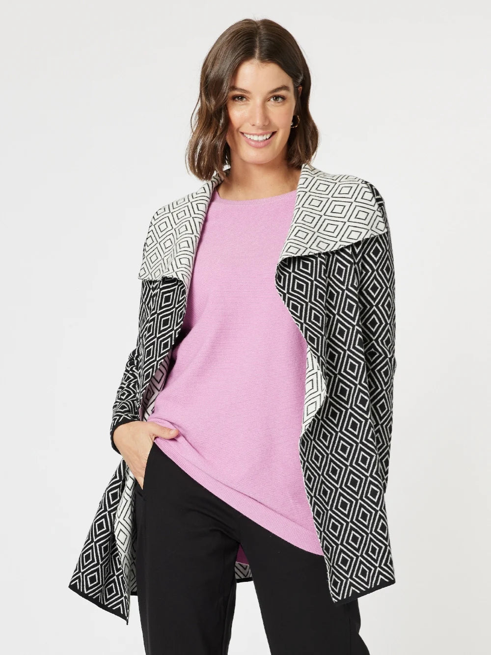 Clarity Chevron Knit Jacket