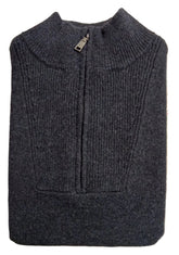 Blue Qtr Zip Jumper