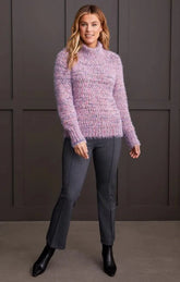 Tribal Cowl Neck Sweater