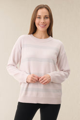 Slade Lurex Stripe Wool Jumper