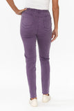 CAFE LATTE ENZYME WASH JEGGINGS PURPLE