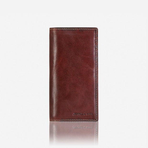 Jekyll & Hide Oxford Men's Large Travel And Mobile Wallet, Coffee