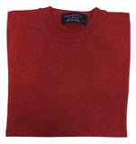 ANSETT Merino Crew Neck Jumper Red