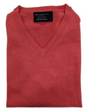 ANSETT Jumper Merino Vee Raspberry