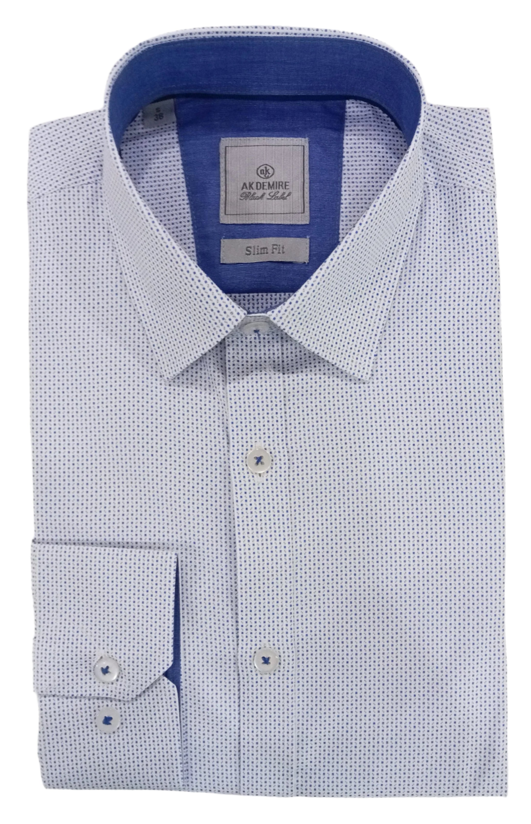 AK Demire Crease Free L/S Shirt Royal Blue