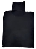 Merino Wool Roll Neck Jumper Black