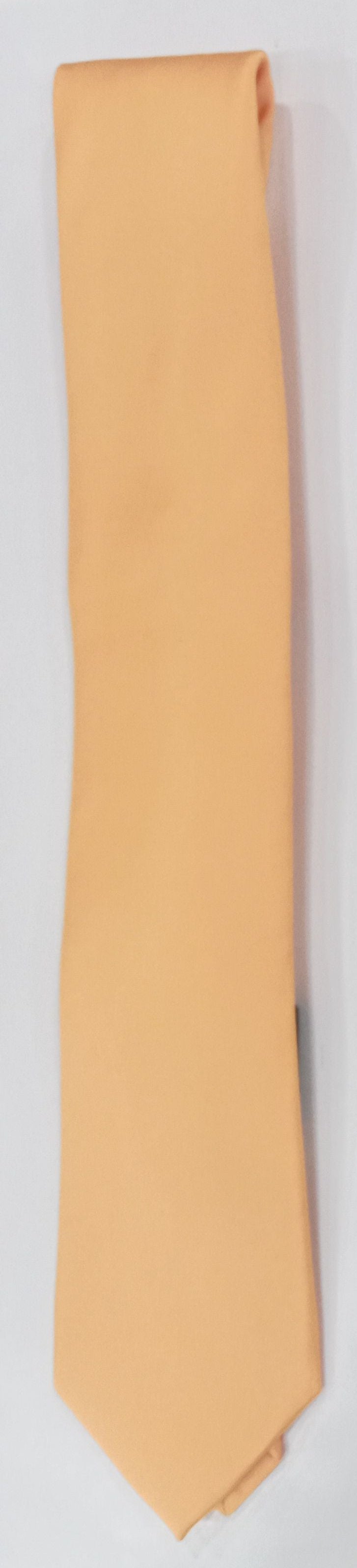 Formal Satin Tie Apricot
