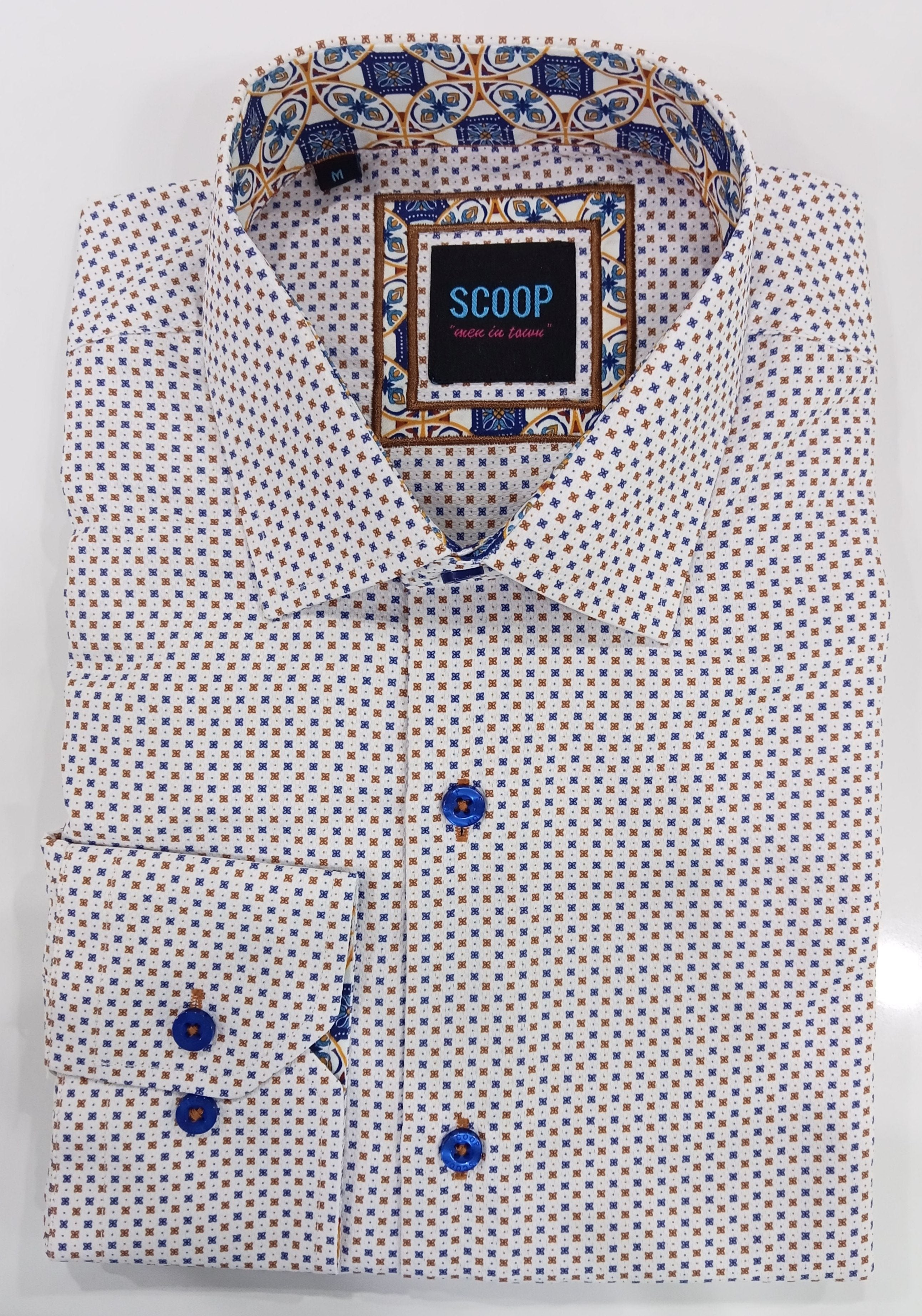 Scoop Arcade Long Sleeve Shirt Congac
