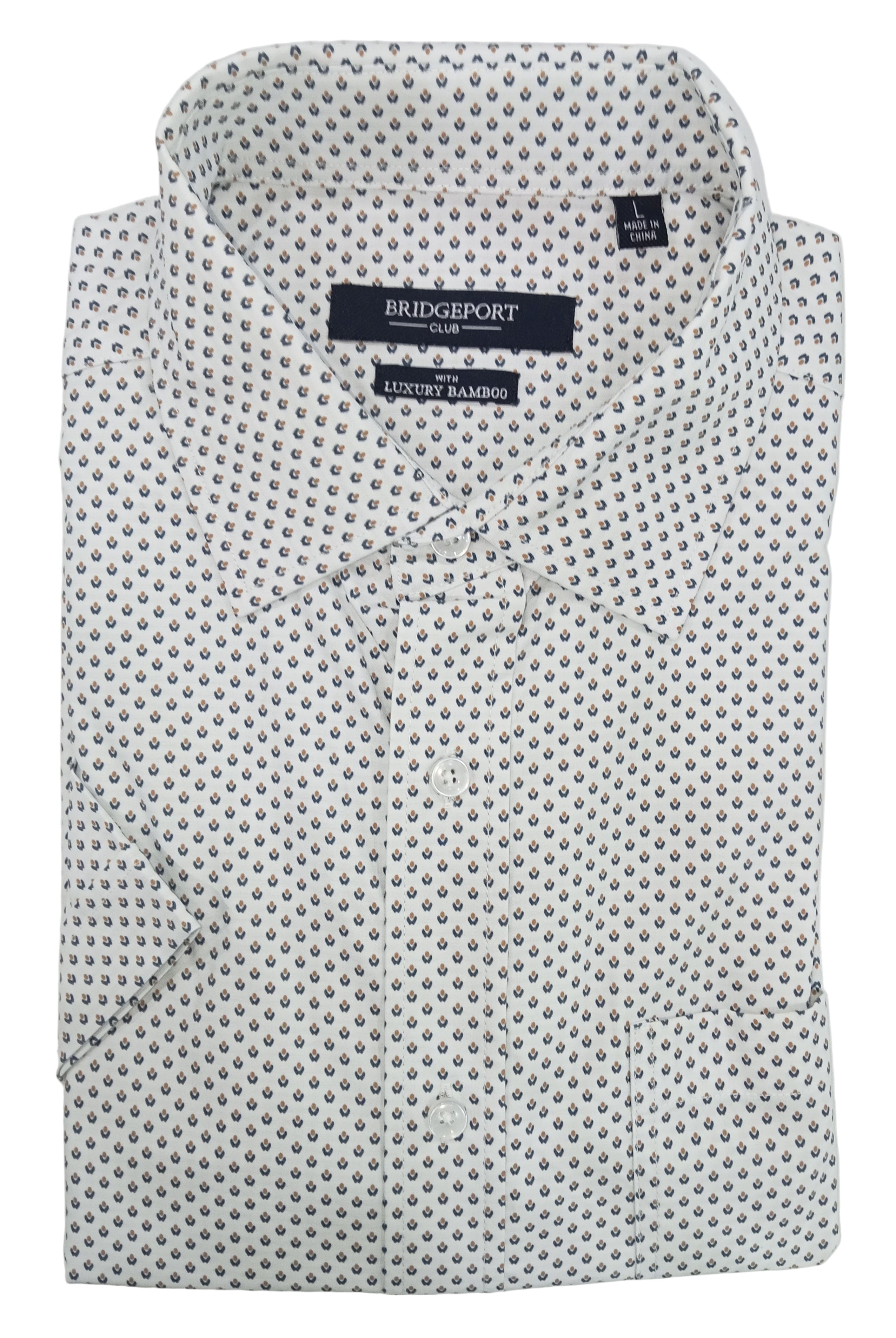 Bridgeport Bamboo Short Sleeve Shirt White