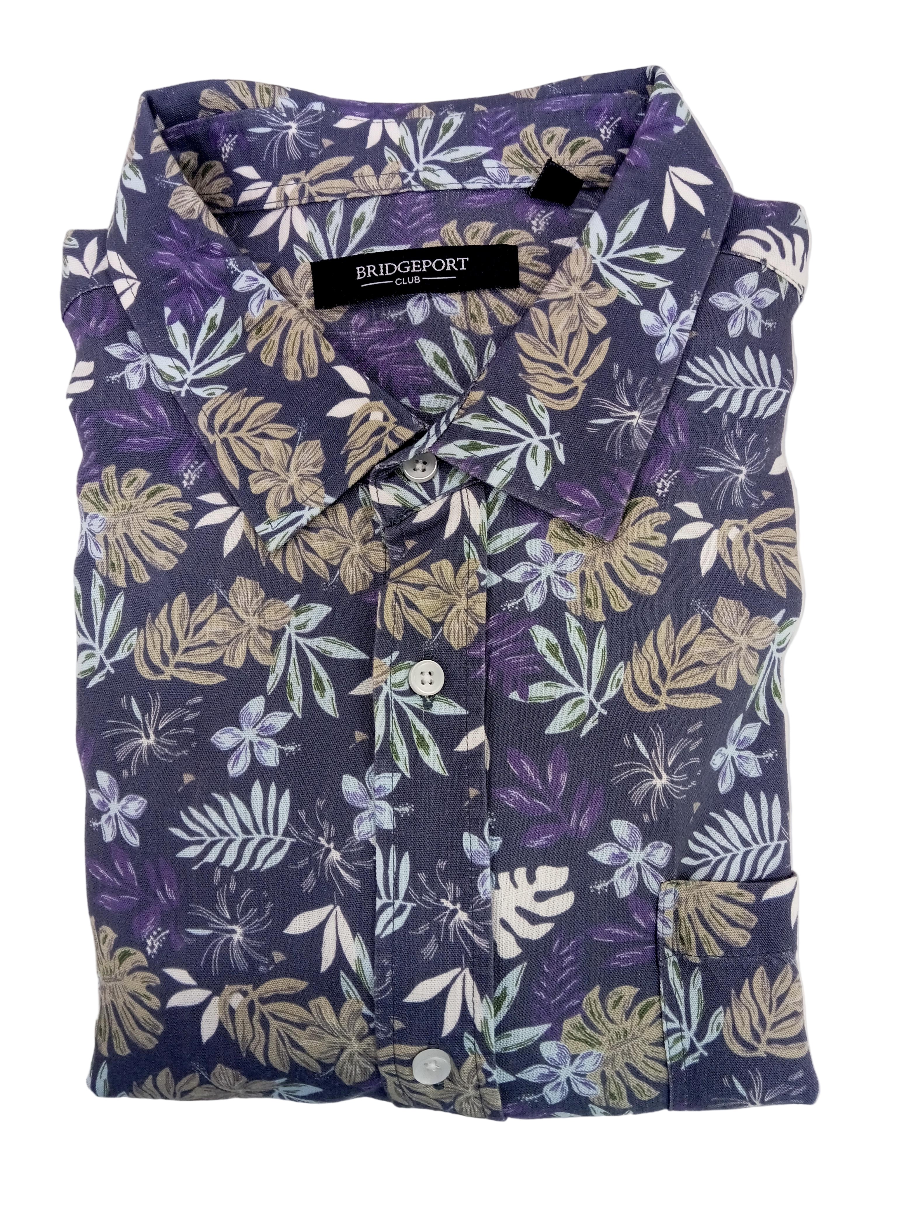 Bridgeport Woven S/S Shirt - Navy