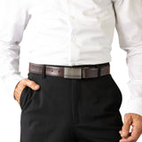 Mens Reversible Leather Belt Blk/Brn