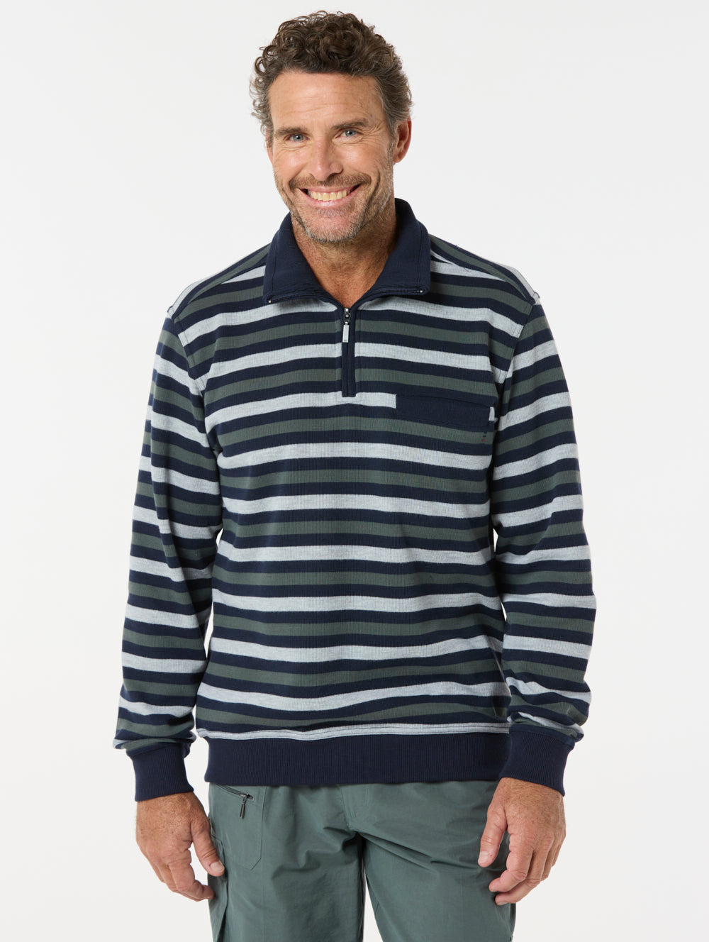 Breakaway Devon French Rib Half Zip