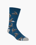 Mens seals bamboo sock