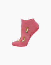 Womens meerkat bamboo yoga sock