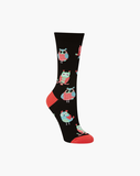 Womens what a hoot bamboo sock
