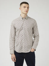 Ben Sherman LS Black Botanical