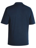 Bisley Short Sleeve Polo Navy-Blue