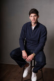 Bridge & Lord Quater Zip Wool Rib Sides