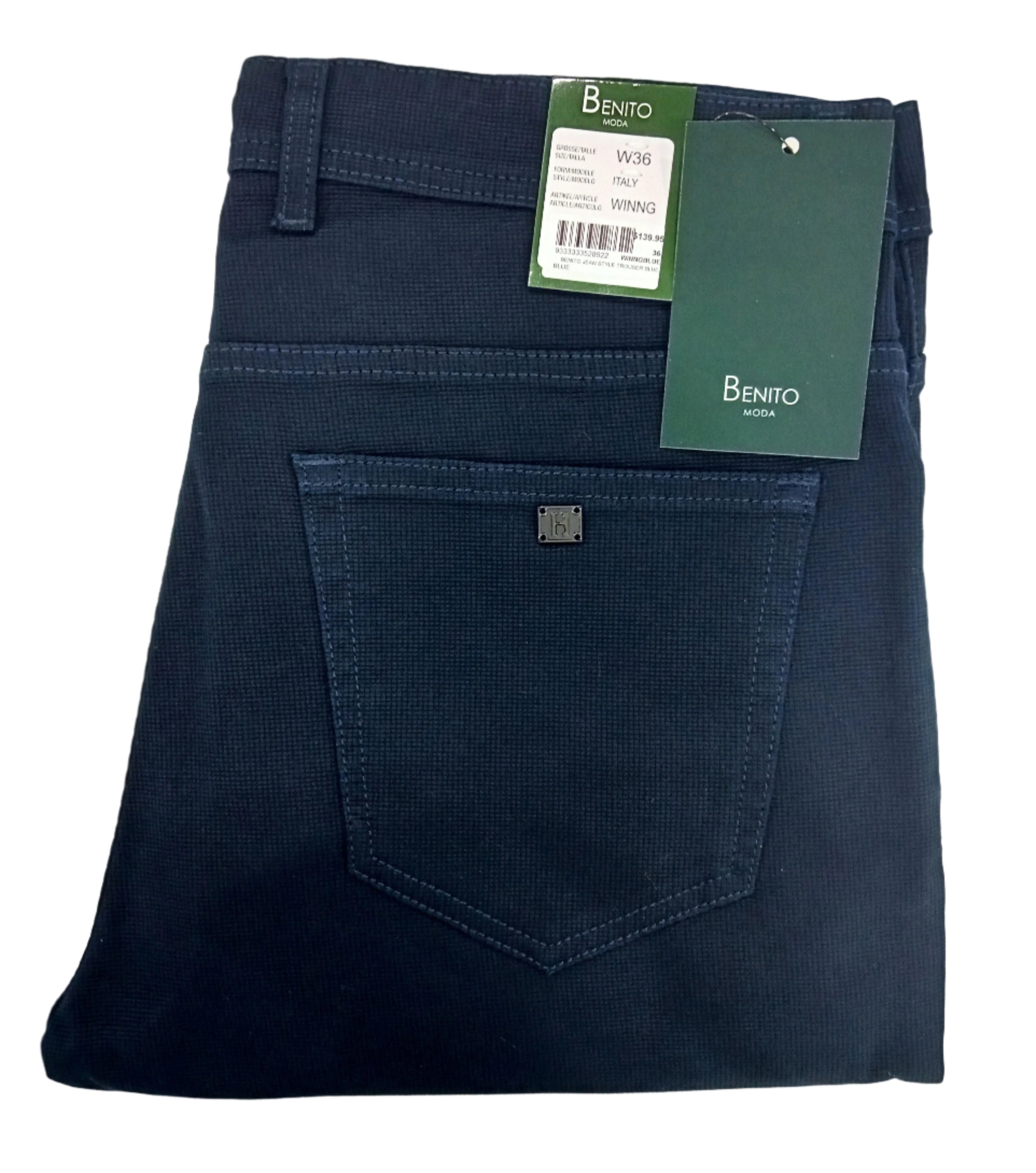 Benito Jean Style Trouser Blue