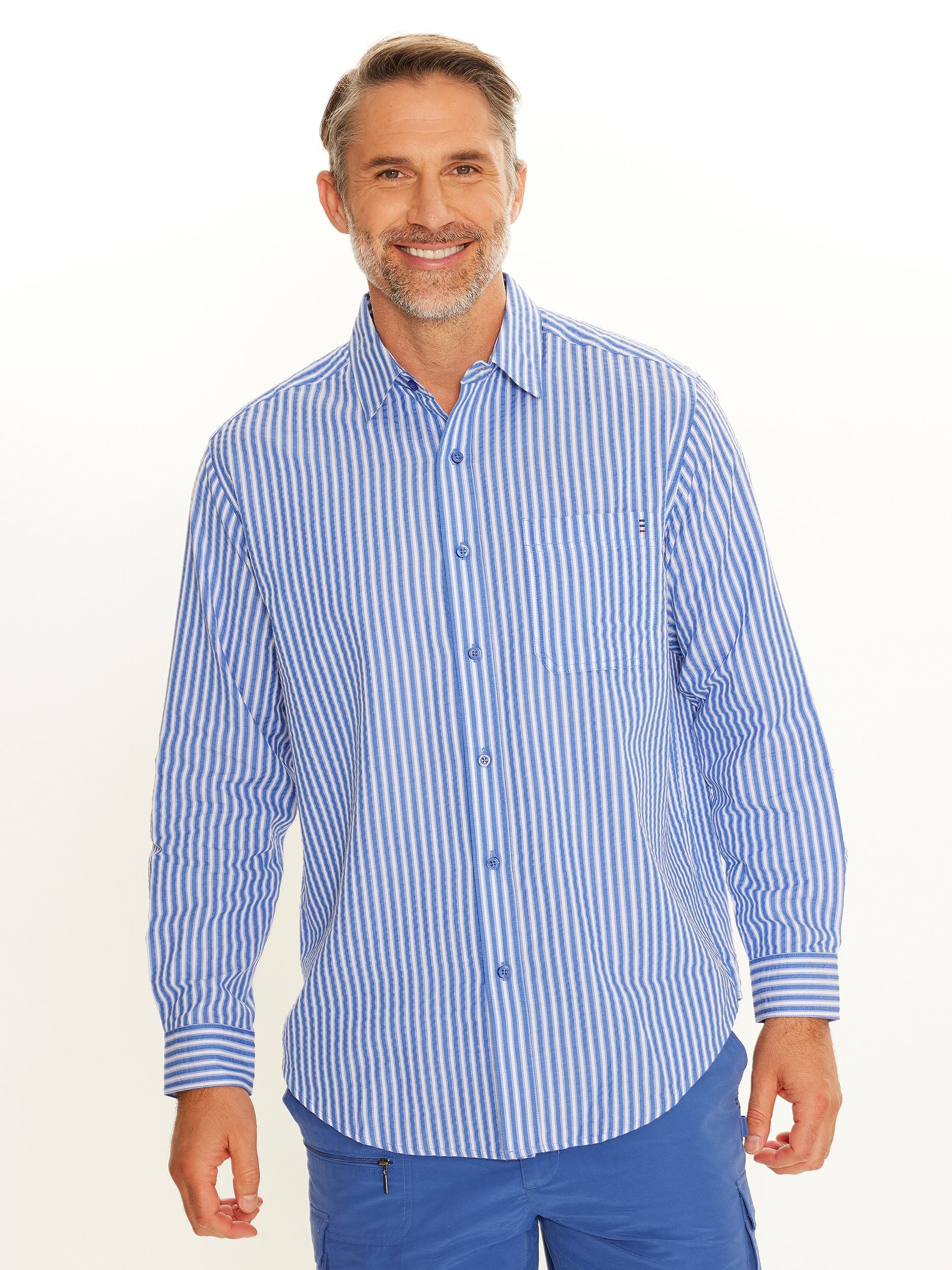 Breakaway Seersucker L/S Shirt