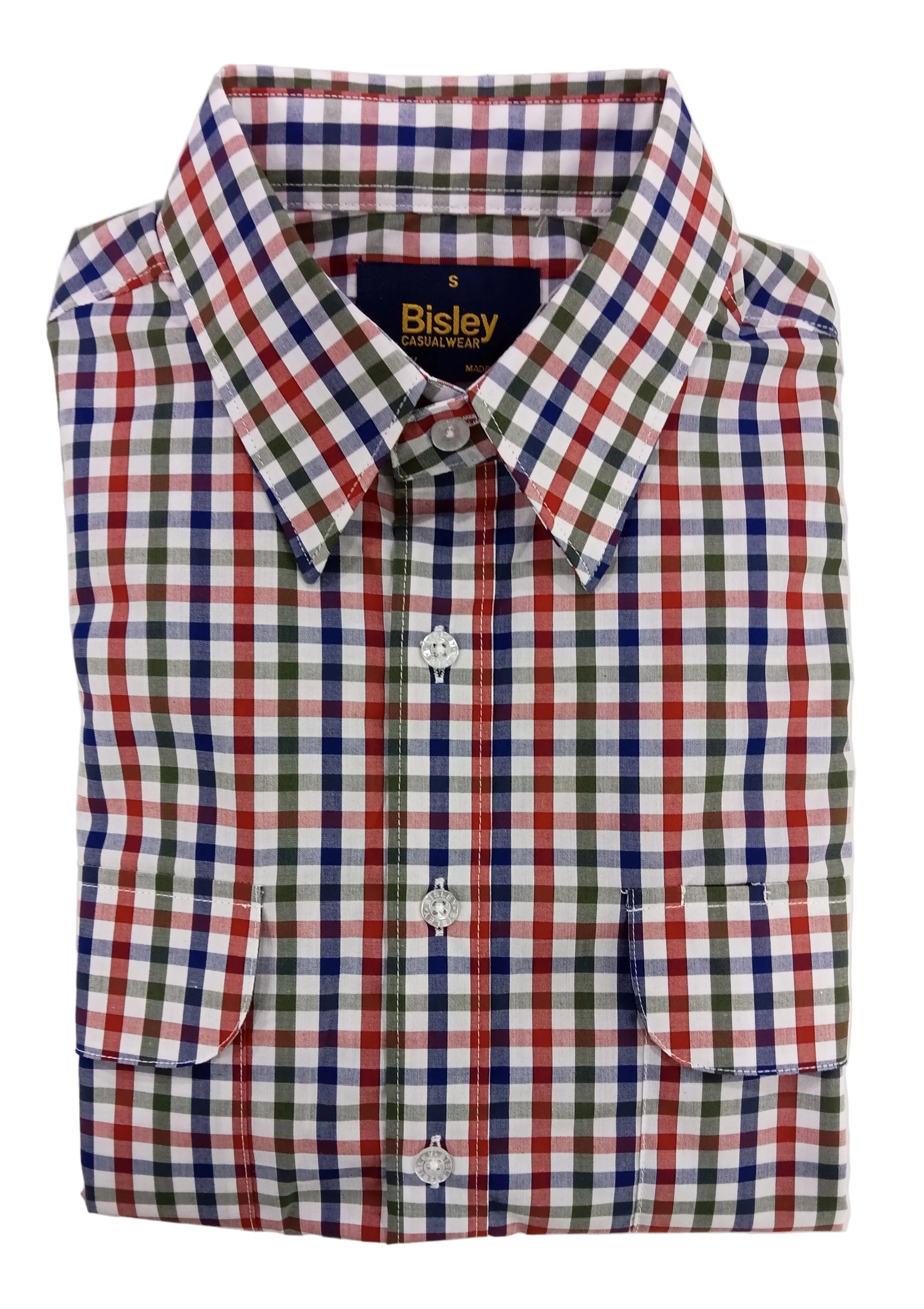 Bisley Long Sleeve Casual Shirt Olive