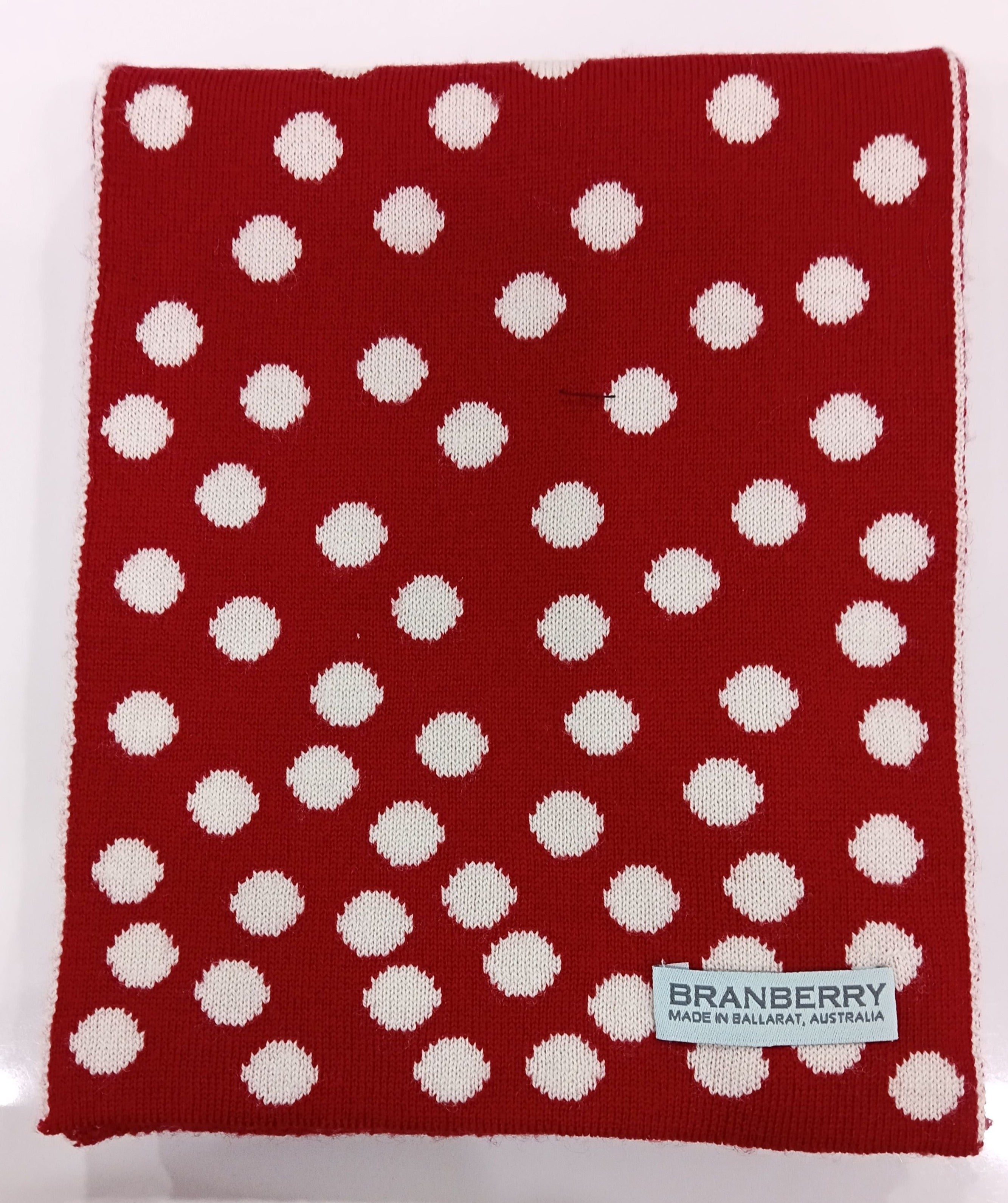 Branbury Speckled Spot Sangria Scarf