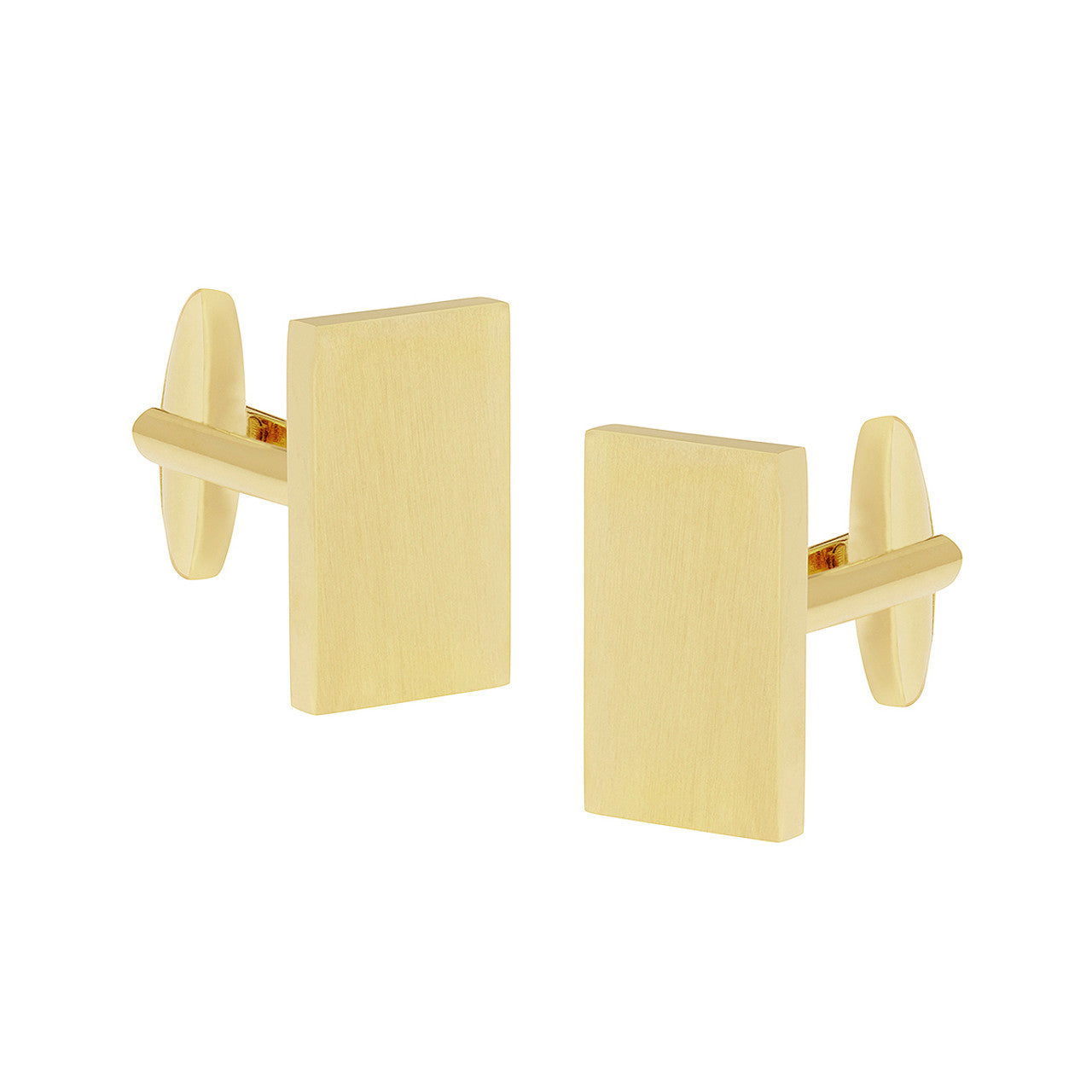Buckle Cufflinks Plain Rect GB