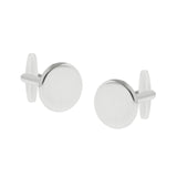 Buckle Cufflinks Brushed Nickle